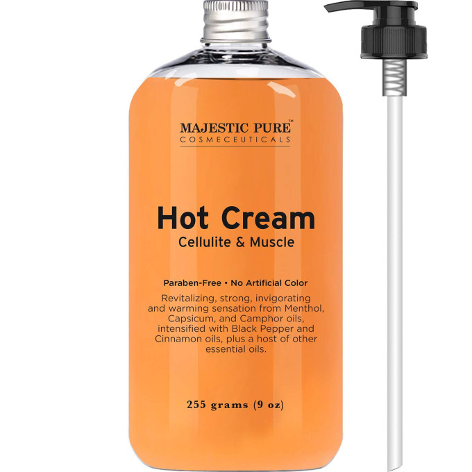 Антицеллюлитный крем NOW FOODS MAJESTIC PURE HOT CREAM 255 г NS50280