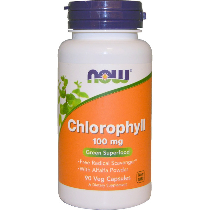 Биологически активная добавка NOW FOODS CHLOROPHYLL (Хлорофилл), 100 мг - 90 капсул NS29496